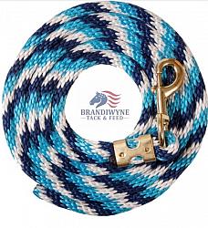 Navy, turquoise, & white Lead