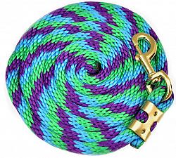 Purple, Lime, & Turquoise lead