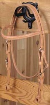 Harness Leather Tug End Headstall