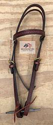 Rich Chestnut Browband Headstall