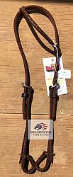 One-Ear Headstall w/ Running W