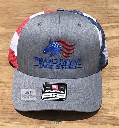 Brandiwyne Flag Trucker Hat