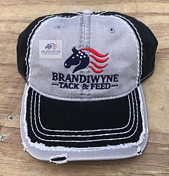 Black & Grey Brandiwyne hat