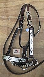 Silver Royal Leather Show Halter