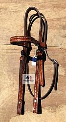Used Headstall w/ Barbed Wire