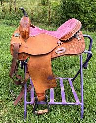 Used 15" Alamo Barrel Saddle