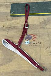 Used Maroon/Wine Nylon Tiedown Noseband